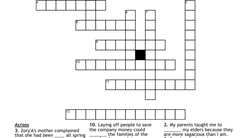 WW 9 5 Crossword B WordMint